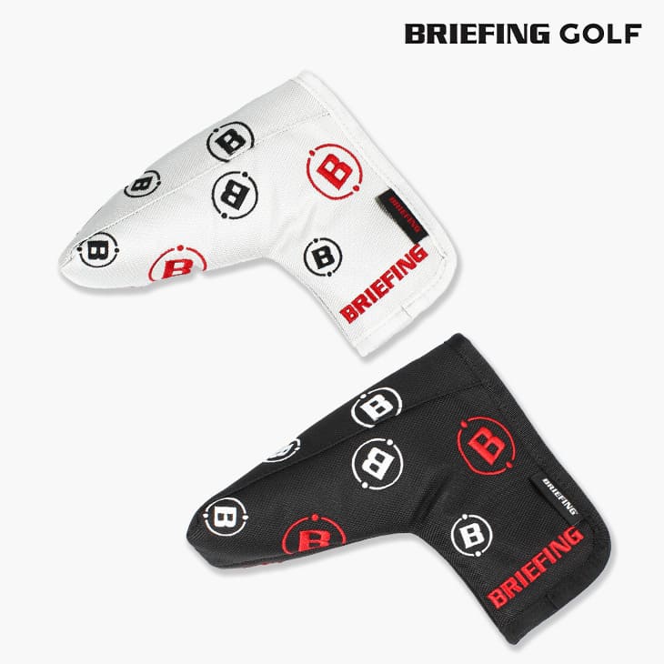 ブリーフィングゴルフ BRIEFING 2024FW BRG243G38 PUTTER COVER ALL OVER EMB B パターカバー