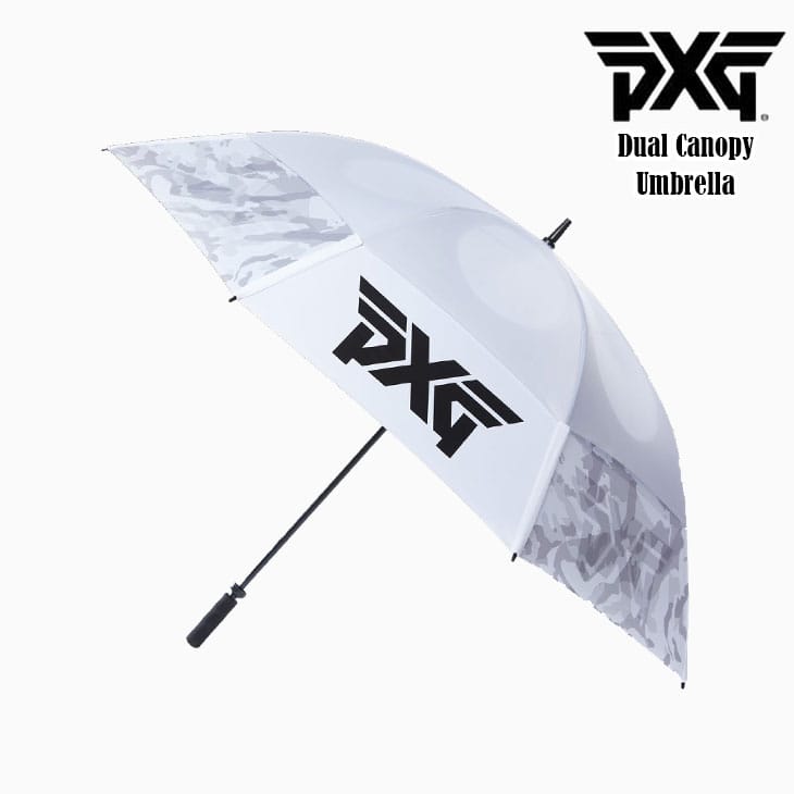 PXG Dual Canopy Fairway Camo Umbrella デュアルキャノピー フェアウェイカモ アンブレラ A-UAC8-EP-CAMO 傘 パラソル