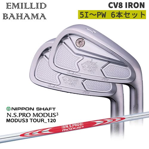 ߥåɥХϥ/Carlvinson CV8 IRON/#5PW(6ܥå)/EMILLID BAHAMA//N.S.PRO_...