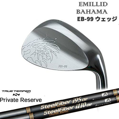エミリッドバハマ EB-99 ウェッジ EMILLID BAHAMA WEDGE SteelFiberiシリーズ SteelFiber Private Reserve トゥルーテンパー