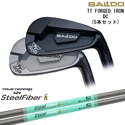 【BALDO・バルドならOVDGOLF！】【OVDカスタム】BALDO TT FORGED IRON DC アイアン5本set(6I-PW)[6P]バルドBALDO スチールファイバーh(パラレル) SteelFiberTRUE TEMPER