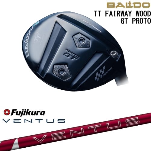 【OVDカスタム】BALDO TT FAIRWAY WOOD GT PROTO フェアウェイウッド[FW]バルドBALDO 24 VENTUS RED ベンタス レッド フジクラ Fujikura