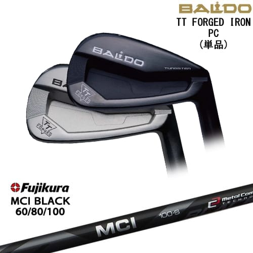【BALDO・バルドならOVDGOLF！】【OVDカスタム】BALDO TT FORGED IRON PC アイアン単品(5I/GW)[IR]バルドBALDO MCI BLACK60 80 100 Fujikura フジクラ