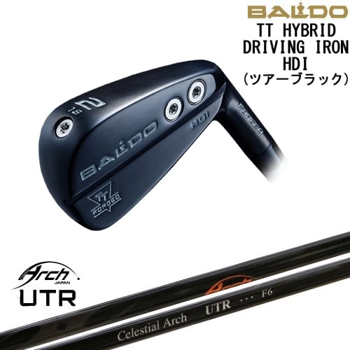 【OVDカスタム】BALDO TT HYBRID DRIVING IRON アイアン型ユーティリティ ブラック[UT]バルドBALDO For..