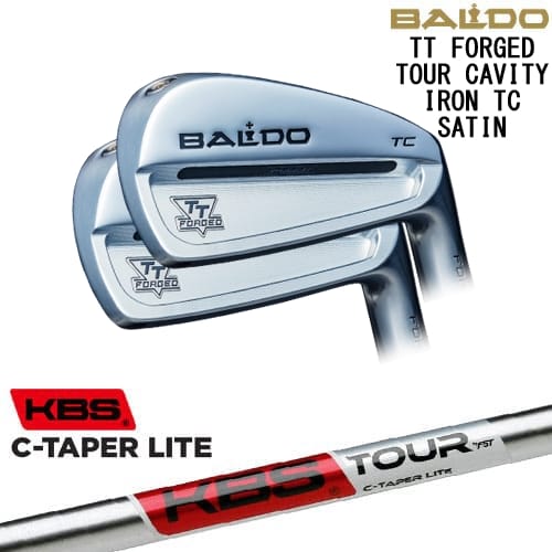 【OVDカスタム】BALDO TT FORGED TOUR CAVITY IRON アイアン6本set(5I-P) サテン[5P]バルドBALDO KBS C-TAPER LITE シーテーパー ライト