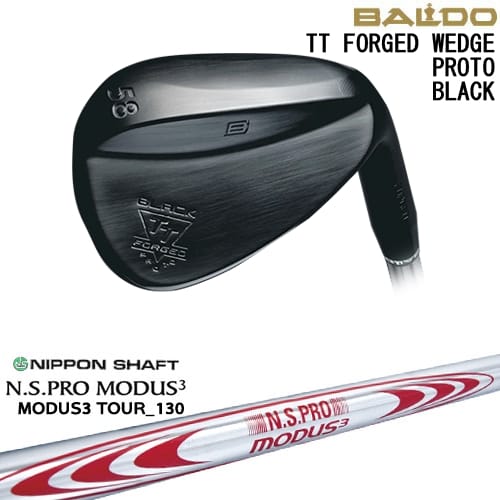 【OVDカスタム】BALDO TT FORGED WEDGE PROTO BLACK ウェッジ[WD]バルドBALDO N.S.PRO MODUS3 TOUR 130 日本シャフト(4)