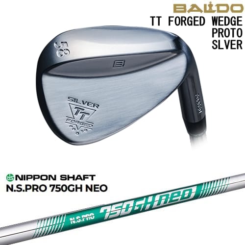 【OVDカスタム】BALDO TT FORGED WEDGE PROTO SILVER ウェッジ[WD]バルドBALDO N.S.PRO 750GH neo 日本シャフト