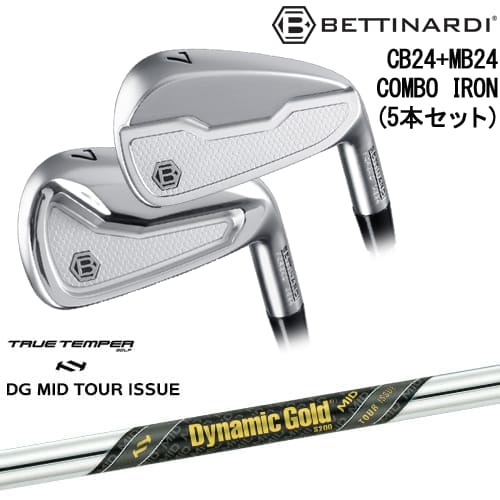 【OVDカスタム】CB24 MB24 COMBO IRON コンボアイアン5本set(CB6I-7I/MB8I-PW)[6P]ベティナルディBETTINARDI Dynamic Gold MID TOUR ISSUE ツアーイシュー TRUE TEMPERトゥルーテンパー