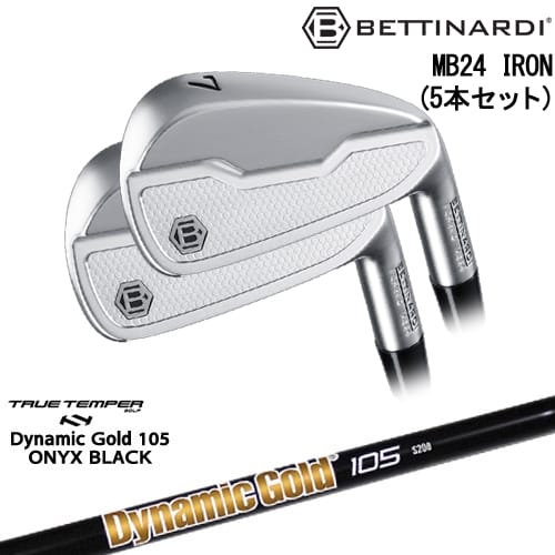 【OVDカスタム】MB24 IRON マッスルバック アイアン5本set(6I-PW)[6P]ベティナルディBETTINARDI DynamicGold105 ONYX BLACK オニキスTRUE TEMPER