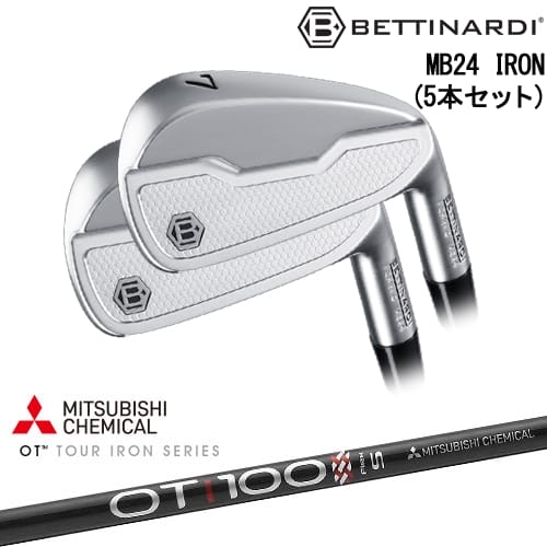 【OVDカスタム】MB24 IRON マッスルバック アイアン5本set(6I-PW)[6P]ベティナルディBETTINARDI OT TOUR iron 三菱ケミカル