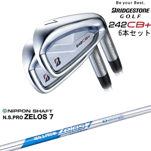 242CB+ IRON アイアン6本set(5I-PW)[5P]ブリヂストンBRIDGESTONE N.S.PRO ZELOS 7 日本シャフト
