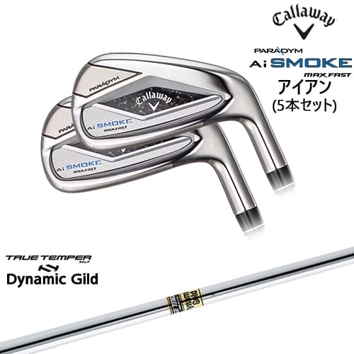 OVDPARADYM Ai SMOKE MAX FAST 5set(6I-PW) JPǥ[6P]CALLAWAY DynamicGoldʥߥåTRUE TEMPERȥ롼ƥѡ