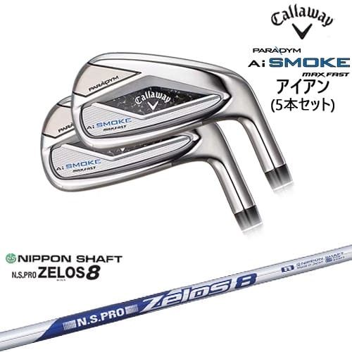 OVDPARADYM Ai SMOKE MAX FAST 5set(6I-PW) JPǥ[6P]CALLAWAY N.S.PRO ZELOS 8  ܥե