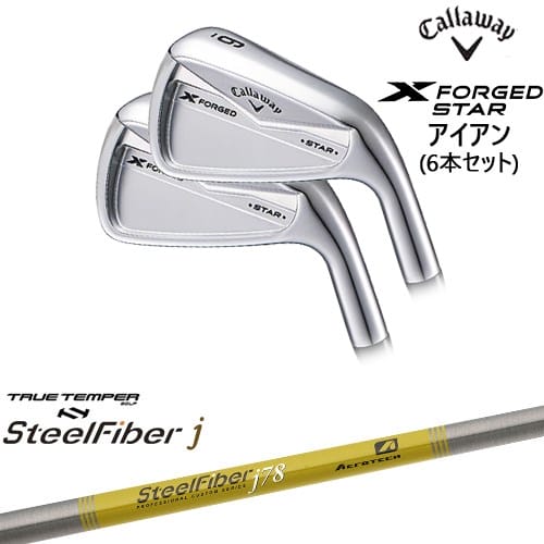 OVDX FORGED STAR IRON 2024ǯǥ 6set(5I-PW)[5P]CALLAWAY եСj(ѥ) SteelFiberTRUE TEMPER