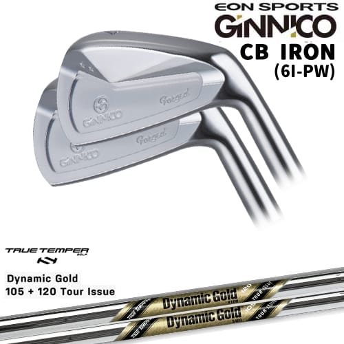 【OVDカスタム】GINNICO ジニコ CB IRON アイアン5本set(6I-PW)[6P]イオンスポーツEON_SPORTS DynamicGold105 120 TOUR ISSUE(US)TRUE TEMPER