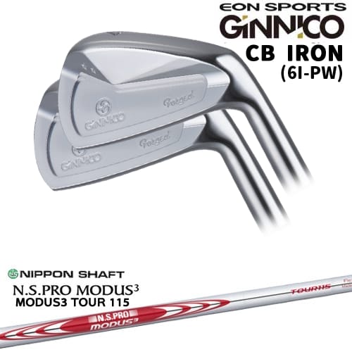 【OVDカスタム】GINNICO ジニコ CB IRON アイアン5本set(6I-PW)[6P]イオンスポーツEON_SPORTS N.S PRO ..
