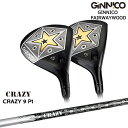 GINNICO FAIRWAYWOOD ジニコ フェアウェイウッド イオンスポーツ EON_SPORTS CRAZY_9_Pt CRAZY クレイジー カスタム...