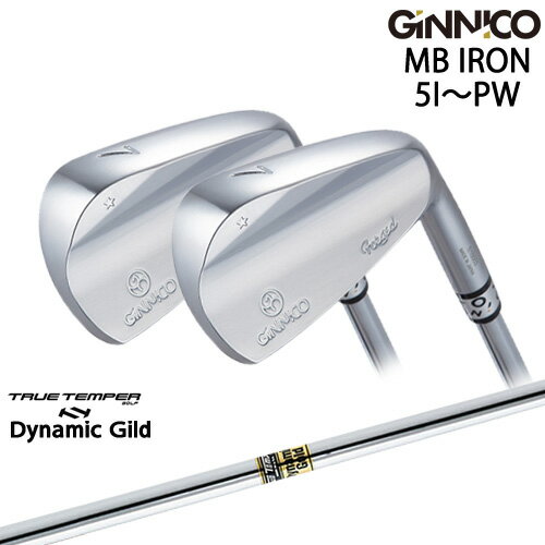 【工房カスタム】GINNICO ジニコ MB IRON アイアン 6本set(5I-PW)[5P]イオンスポーツEON_SPORTS DynamicGoldダイナミックゴールドTRUE ..