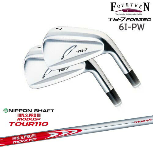ڹ˼TB-7 FORGED  5set(6I-PW)[6P]եƥFOURTEEN N.S.PRO MODUS...