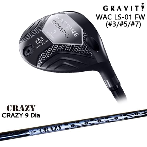 ڹ˼WAC LS-01 FW եå[FW]ӥƥGRAVITY GOLF CRAZY 9 DiaCRAZY...