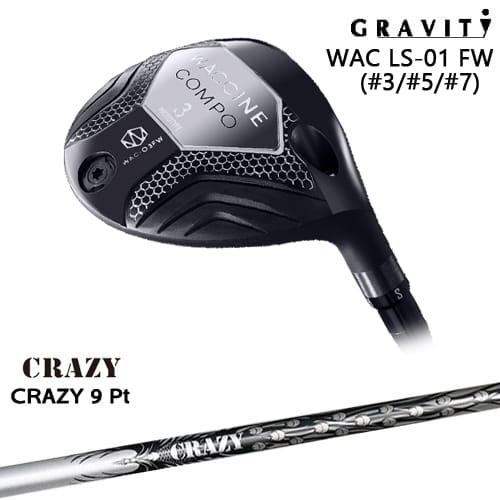 ڹ˼WAC LS-01 FW եå[FW]ӥƥGRAVITY GOLF CRAZY 9 PtCRAZY쥤...
