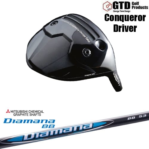 【OVDカスタム】GTD Conqueror ドライバー[DW]ジーティーディーGTD Diamana BB ディアマナBB 三菱ケミ..