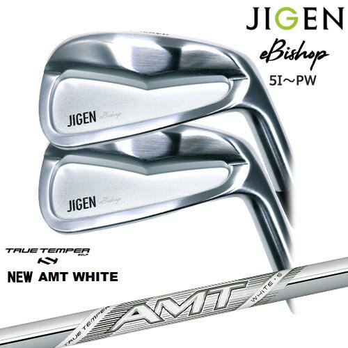 【在庫品即納】JIGEN/eBishop/イービショップ/ジゲン/アイアン6本セット(5I～PW)/AMT_TOUR_WHITE/AMTツアーホワイト/TRUE_TEMPER/カスタムクラブ