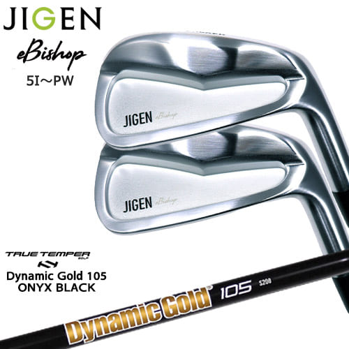【在庫品即納】JIGEN/eBishop/イービショップ/ジゲン/アイアン6本セット(5I～PW)/Dynamic_Gold_105_ONYX_BLACK/オニキスブラック/ダイナミックゴールド/TRUE_TEMPER/カスタムクラブ