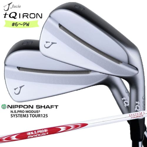 Jucie ジューシー tQアイアン 5本セット(6I～PW) N.S.PRO_MODUS3_SYSTEM3_TOUR125/日本シャフト[6P]/カスタムクラブ