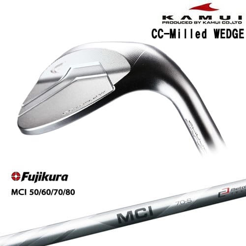 楽天カスタムクラブ工房 OVDGOLF【予約/4月末発売予定】【OVDカスタム】CC-Milled WEDGE ウェッジ[WD]カムイKAMUI MCI 50 60 70 80 Fujikura フジクラ