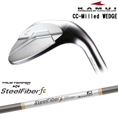 楽天カスタムクラブ工房 OVDGOLF【予約/4月末発売予定】【OVDカスタム】CC-Milled WEDGE ウェッジ[WD]カムイKAMUI スチールファイバーfc（テーパー） SteelFiberTRUE TEMPER