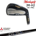 JM-H2 アイアン 6本set(5I-PW) ブラック[5P] マスダゴルフ MASDAGOLF OT iron 三菱ケミカル