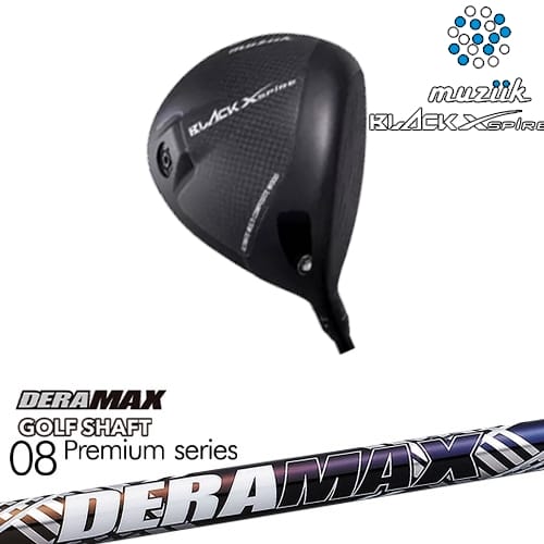 On The Screw BLACK XSPIRE ブラックエクスパイヤー 通常可変スリーブ設定(DRAWスリーブ)ムジーク MUZIIK DERA MAX GOLF SHAFT 虹デラ 08 デラマックス