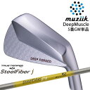 DeepMuscle II Forged アイアン単品 5番 Gw[IR]ムジークMUZIIK スチールファイバーj(パラレル) SteelFiberTRUE TEMPER