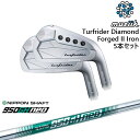 【工房カスタム】TurfRider Diamond Forged II アイアン5本set(6-P)[6P]ムジークMUZIIK N.S.PRO 950GH neo 日本シャフト