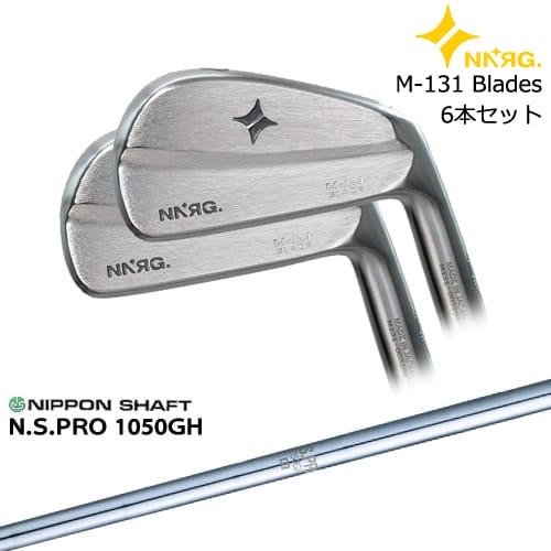 【OVDカスタム】M-131 Blade アイアン6本set(5I-PW)[5P]ニューエナジーゴルフNEWENERGY GOLF N.S.PRO 1050GH 日本シャフト