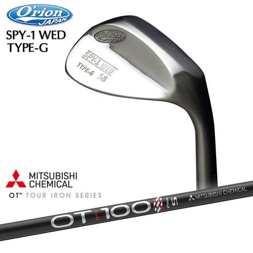 SPY-1_WED_TYPE-G/SPY-1_ウェッジ/Orion/オライオン/ノーメッキ/サテンミラー/OT_TOUR_iron/三菱ケミカ..