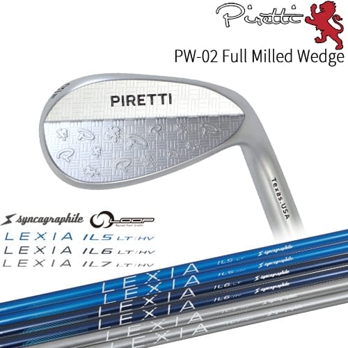楽天カスタムクラブ工房 OVDGOLF【OVDカスタム】Piretti PW-02 Full Milled ウェッジ[WD]ピレッティPiretti LEXIA SHAFT：：for IRON LT/HV 川崎春花プロ シンカグラファイト