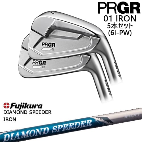 OVDPRGR 01 IRON 5set(6I-PW) [6P]ץPRGR DIAMOND SPEEDER ...