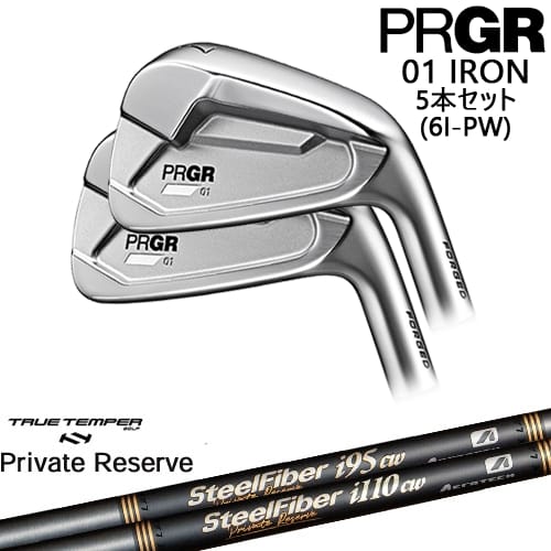 OVDPRGR 01 IRON 5set(6I-PW) [6P]ץPRGR SteelFiberi꡼ ...