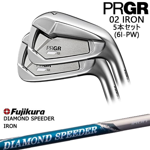 OVDPRGR 02 IRON 5set(6I-PW) [6P]ץPRGR DIAMOND SPEEDER ...
