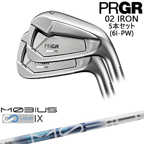 OVDPRGR 02 IRON 5set(6I-PW) [6P]ץPRGR MOBIUS LIQUIDӥ...