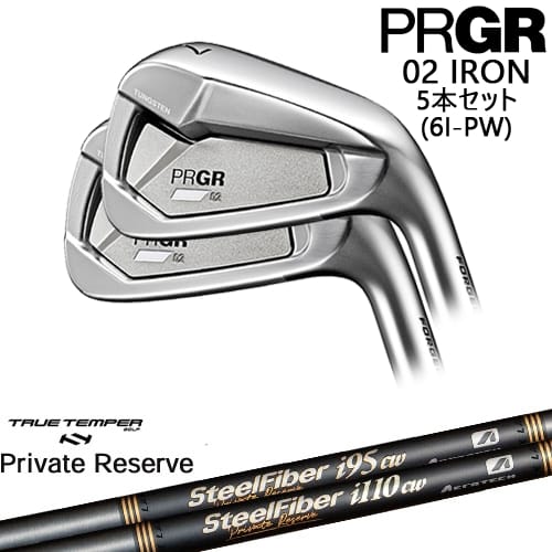 OVDPRGR 02 IRON 5set(6I-PW) [6P]ץPRGR SteelFiberi꡼ ...