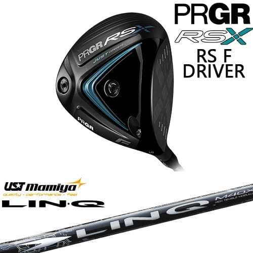 【OVDカスタム】PRGR RS Xシリーズ RS F ドライバー 2024年モデル 右用[DW]プロギアPRGR LIN-Q WHITE EX リンク ホワイト EX マミヤmamiya