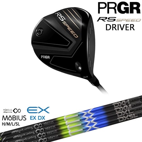 【OVDカスタム】PRGR RS SPEED ドライバー 2025年モデル 右用[DW]プロギアPRGR オンライン販売専用 MoBIUS EX メビウス デザインチューニング