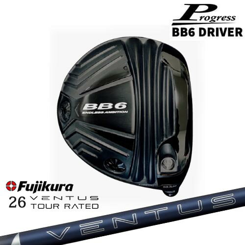 乐天商城 - Progress プログレス/BB6 Driver/ドライバー/1W/26 VENTUS TR BLUE FUJIKURA フジクラ カスタムクラブ