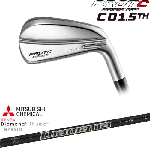 【OVDカスタム】C01.5TH FORGED HYBRID IRON アイアン型UT[UT]プロトコンセプトPROTOCONEPT Diamana Thump Hybrid ディアマナ サンプHB 三菱ケミカル