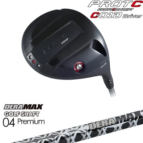 【OVDカスタム】PROTOCONCEPT C01D ドライバー[DW]プロトコンセプトPROTOCONEPT DERA MAX GOLF SHAFT 04 Premium デラマックス