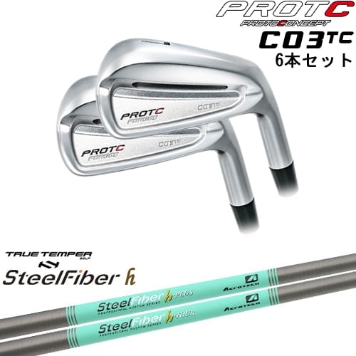 【OVDカスタム】C03TC FORGED IRON アイアン6本set(5I-PW)[5P]プロトコンセプトPROTOCONEPT スチールファイバーh(パラレル) SteelFiberTRUE TEMPER
