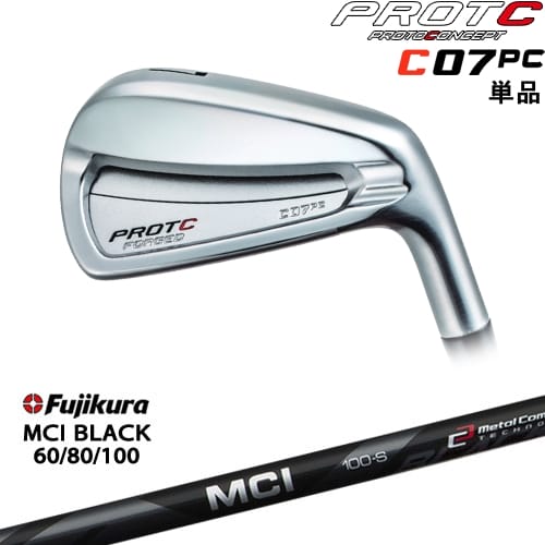 【OVDカスタム】C07PC FORGED IRON アイアン単品[IR]プロトコンセプトPROTOCONCEP MCI BLACK60 80 100 Fujikura フジクラ